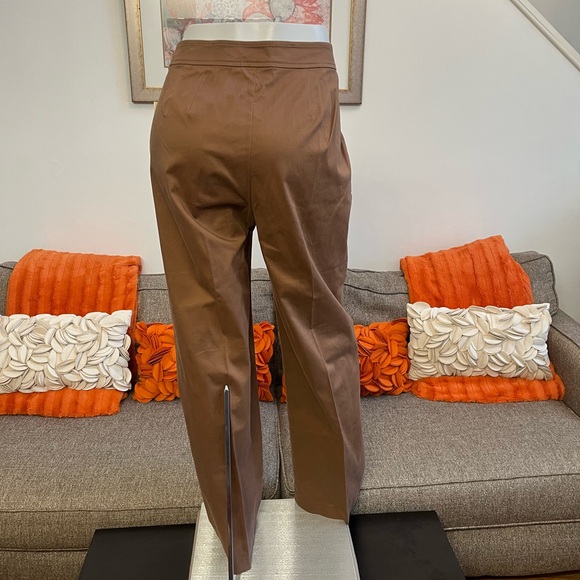 ❣️🆕Coldwater Creek Brown Contour Waist Sateen Pants❣️ - Picture 6 of 10